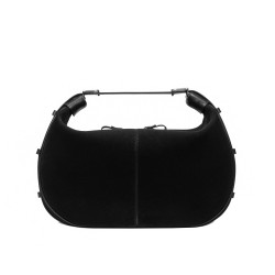 Geanta dama de mana 038g 01 suede negru