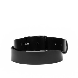 Férfi öv 75b fekete fényes