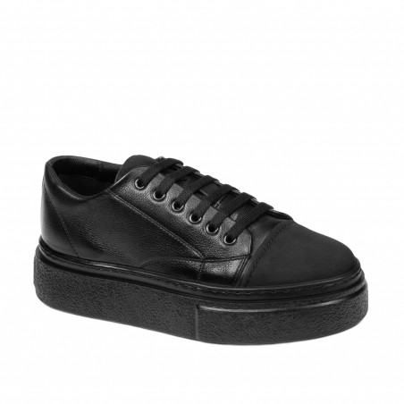 Pantofi sport dama 6083 negru combinat
