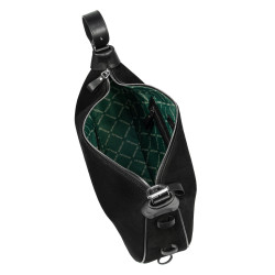 Geanta dama de mana 038g 01 suede negru