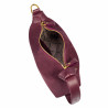 Geanta dama de mana 037g suede burgundy