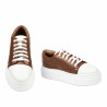 Női sportcipő 6083 barna kombinált