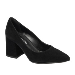 Pantofi eleganti dama 1315 negru velur