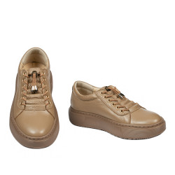 Pantofi casual dama 6084 latte
