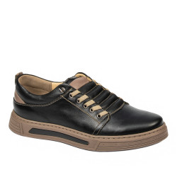 Pantofi casual barbati 982 negru combinat