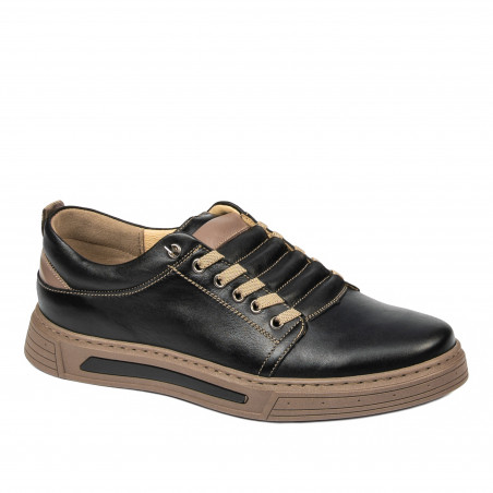 Pantofi casual barbati 982 negru combinat