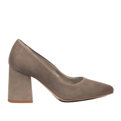 Pantofi eleganti dama 1315 nisip velur