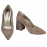 Pantofi eleganti dama 1315 nisip velur