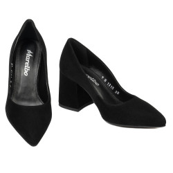 Pantofi eleganti dama 1315 negru velur