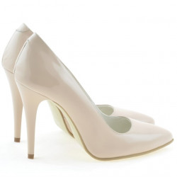 Pantofi eleganti dama 1241 lac bej sidef