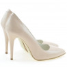Pantofi eleganti dama 1241 lac bej sidef