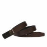 Curea barbati 62b bicolor negru caviar+maro caviar