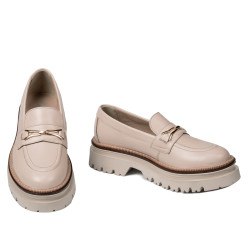 Női alkalmi cipők 6086 krém