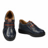 Pantofi copii 2004-1 indigo+maro