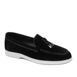 Mocasini dama 6082 negru velur
