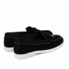 Mocasini dama 6082 negru velur