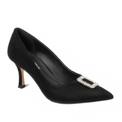 Pantofi eleganti dama 1318 negru velur