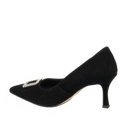 Pantofi eleganti dama 1318 negru velur