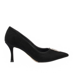 Pantofi eleganti dama 1318 negru velur