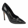 Pantofi eleganti dama 1330 croco negru