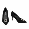 Pantofi eleganti dama 1318 negru velur