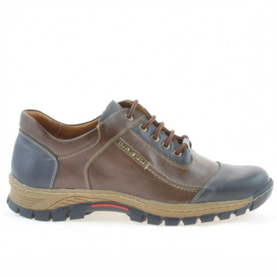 Pantofi sport barbati 852 indigo + maro 1 Pantofi sport barbati 852 indigo + maro 1