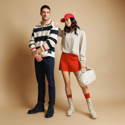 Női csizma 3401 bézs