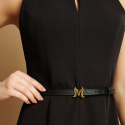 Curea dama 42mc negru napa lifestyle