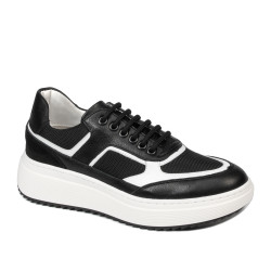 Pantofi sport dama 6087 negru combinat