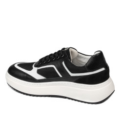 Pantofi sport dama 6087 negru combinat