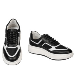 Pantofi sport dama 6087 negru combinat