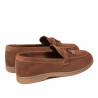 Mocasini dama 6082 camel velur