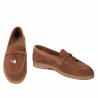 Mocasini dama 6082 camel velur