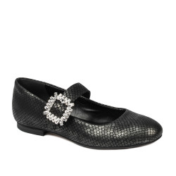 Balerini dama 1314 negru stampat