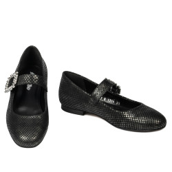 Balerini dama 1314 negru stampat