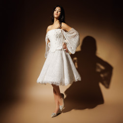 Női balerina 1301 szürke lifestyle