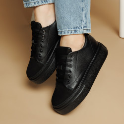 Pantofi sport dama 6083 negru combinat lifestyle