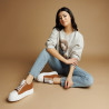 Pantofi sport dama 6083 maro combinat lifestyle