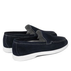 Mocasini barbati 980 indigo velur