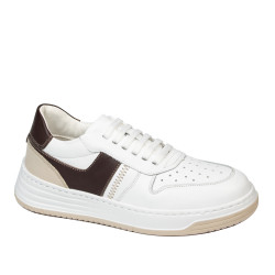 Pantofi sport dama 6088 alb+bej