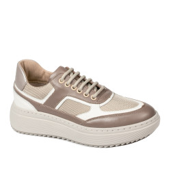 Pantofi sport dama 6087 nisip combinat