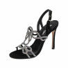 Sandale dama 1317 negru velur