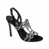 Sandale dama 1317 negru velur
