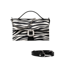 Geanta dama de mana 039g 01 cavallino zebra