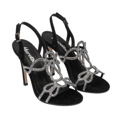 Sandale dama 1317 negru velur
