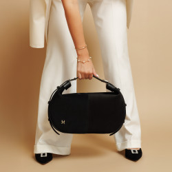 Elegáns női cipő 1318 fekete velúr lifestyle