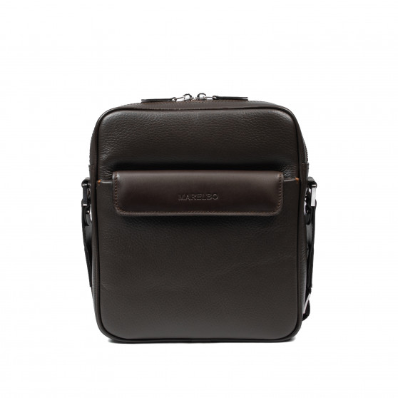 Férfi válltáska 303g 01 sötétbarna