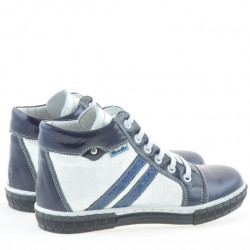 Ghete copii 3213 lac indigo+alb