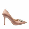 Pantofi eleganti dama 1339 satin nude