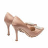 Pantofi eleganti dama 1339 satin nude